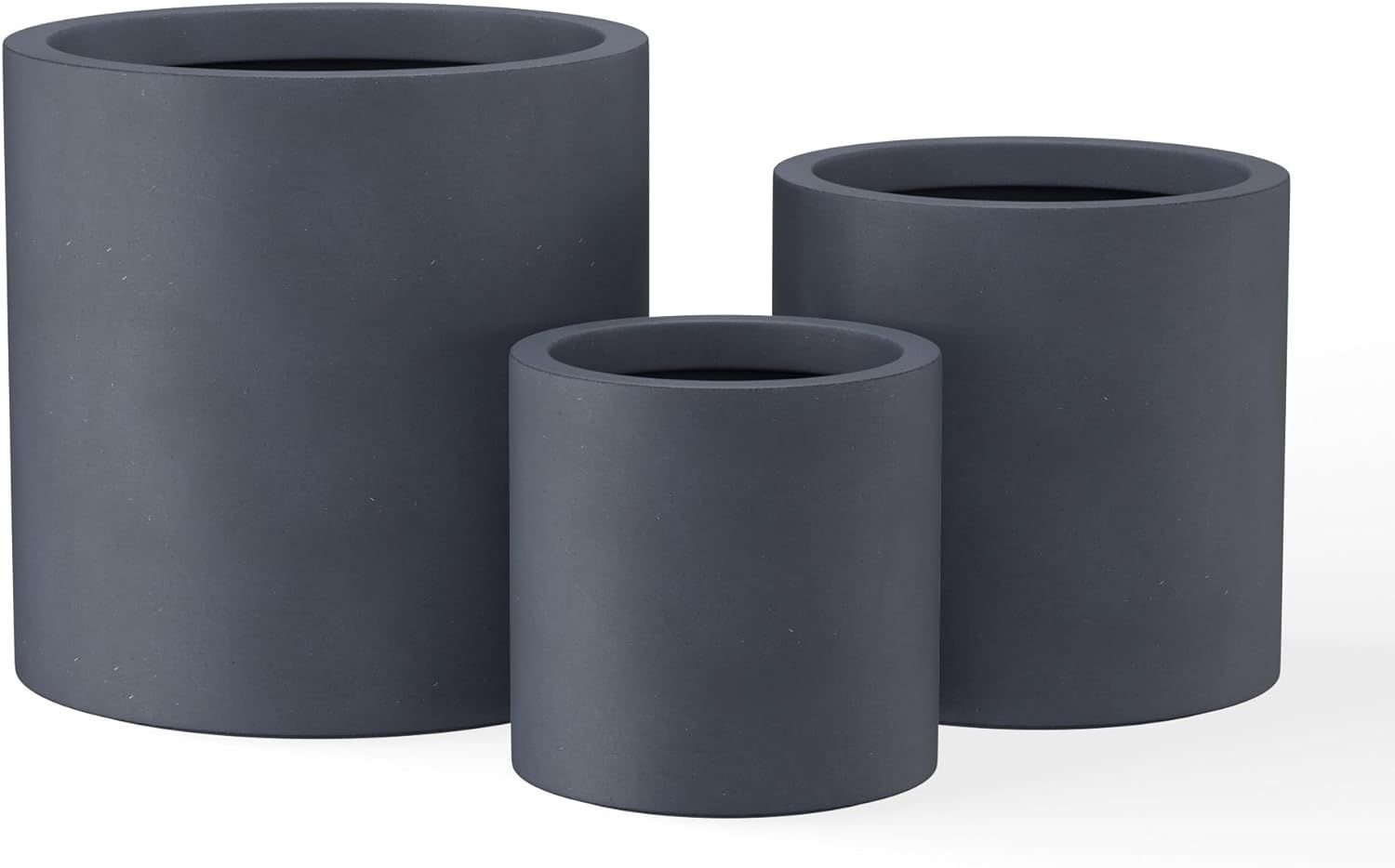 Kante Set of 3 Concrete Planters