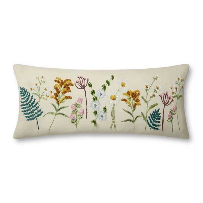 President's Day - Wayfair - Rifle Paper Co. X Loloi Wildflowers Cream Pillow 