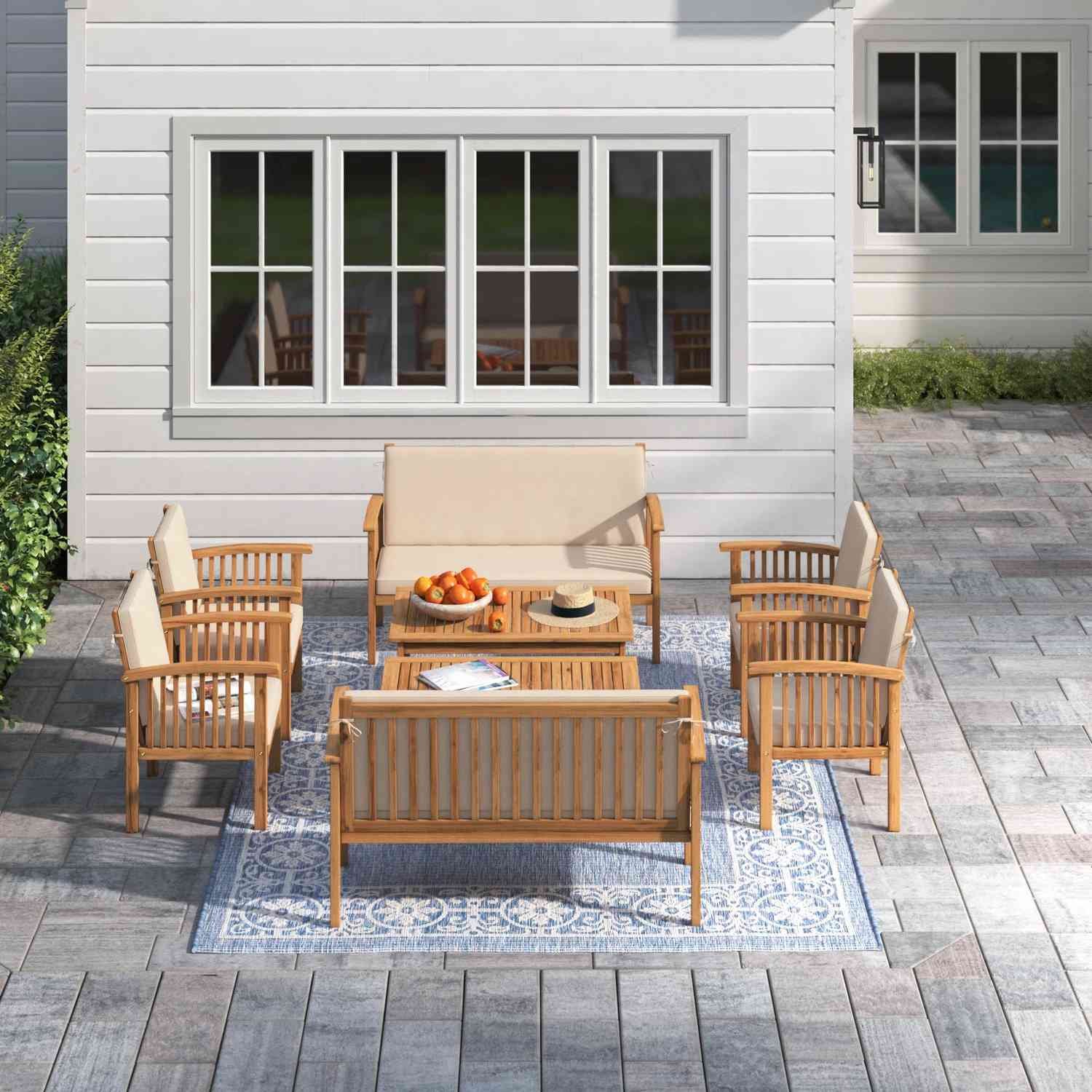 patio lounge set from Wayfair