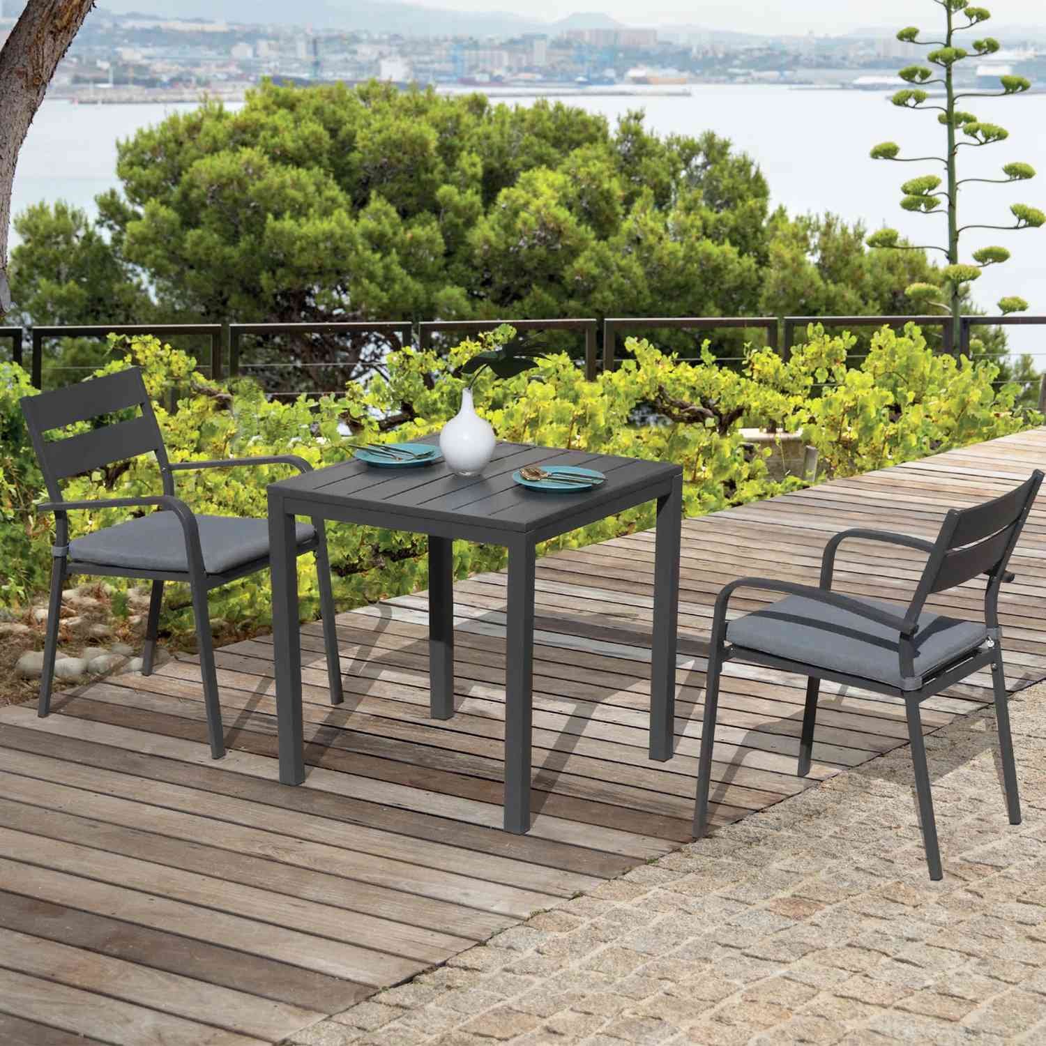 Patio dining set for two