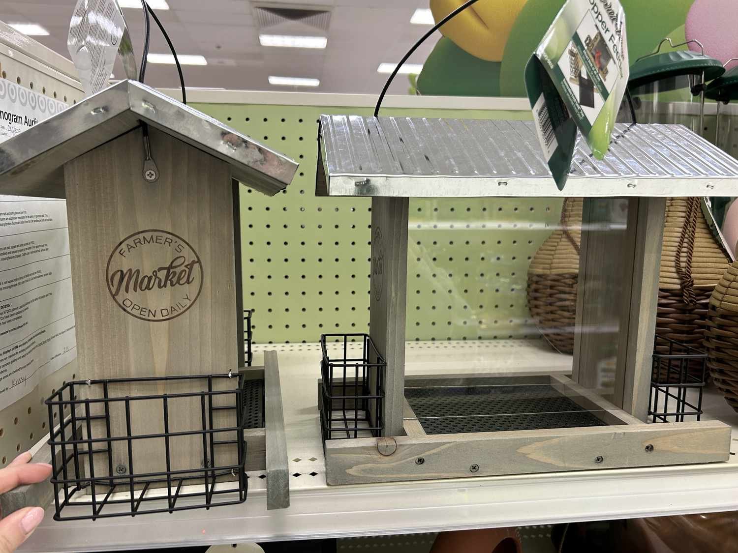 Farmer's Market bird feeder at Target.