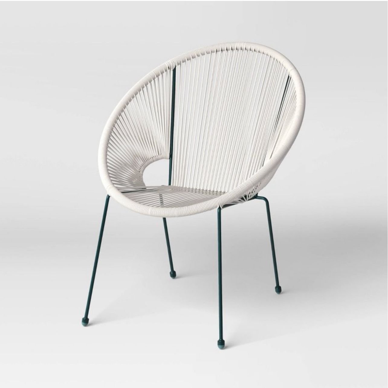 Threshold Fisher Stack Disc Steel Outdoor Patio Chair