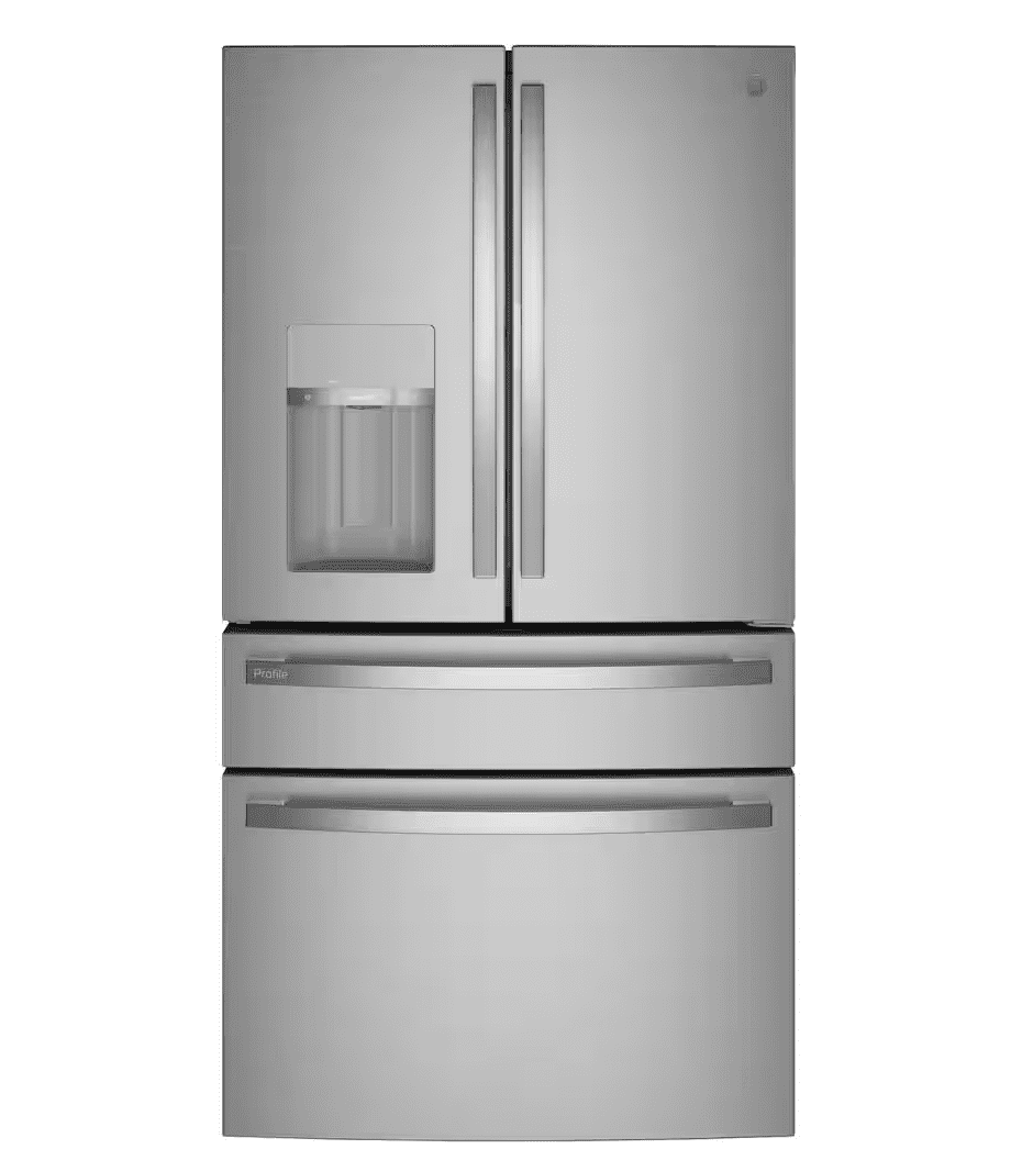 stainless steel fridge