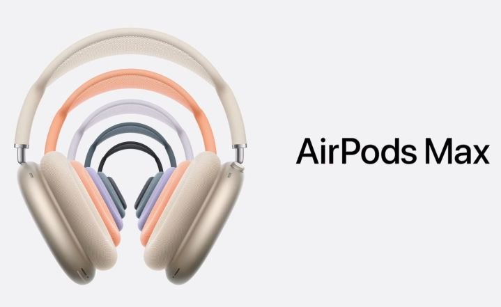 Apple AirPods Max gen 2 in five colors.