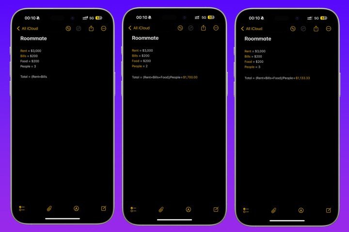 The notes app in iOS 18