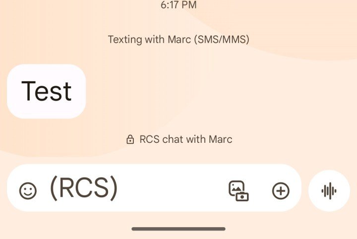 Google messages indicator change
