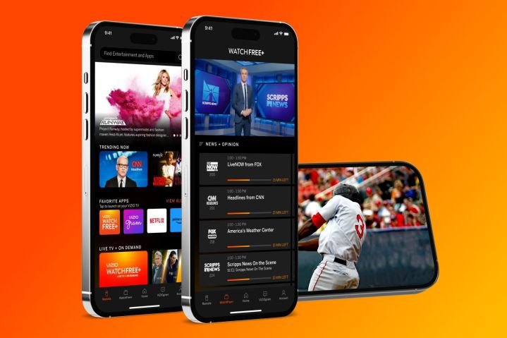 Vizio WatchFree+ FAST service within the Vizio mobile app.