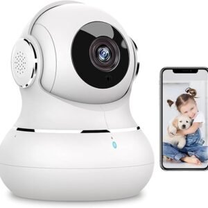 litokam Security Camera Indoor 2K, 360 Pan/Tilt Cameras for Home Security with Motion Detection, Baby Monitor Camera for Pet/Dog with Phone APP, 2.4G WiFi Camera with Night…