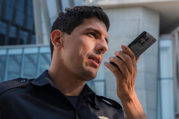 A promotional image of the Motorola ThinkPhone 25.