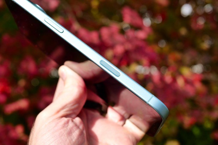 The Camera Control on the Apple iPhone 16 Plus.