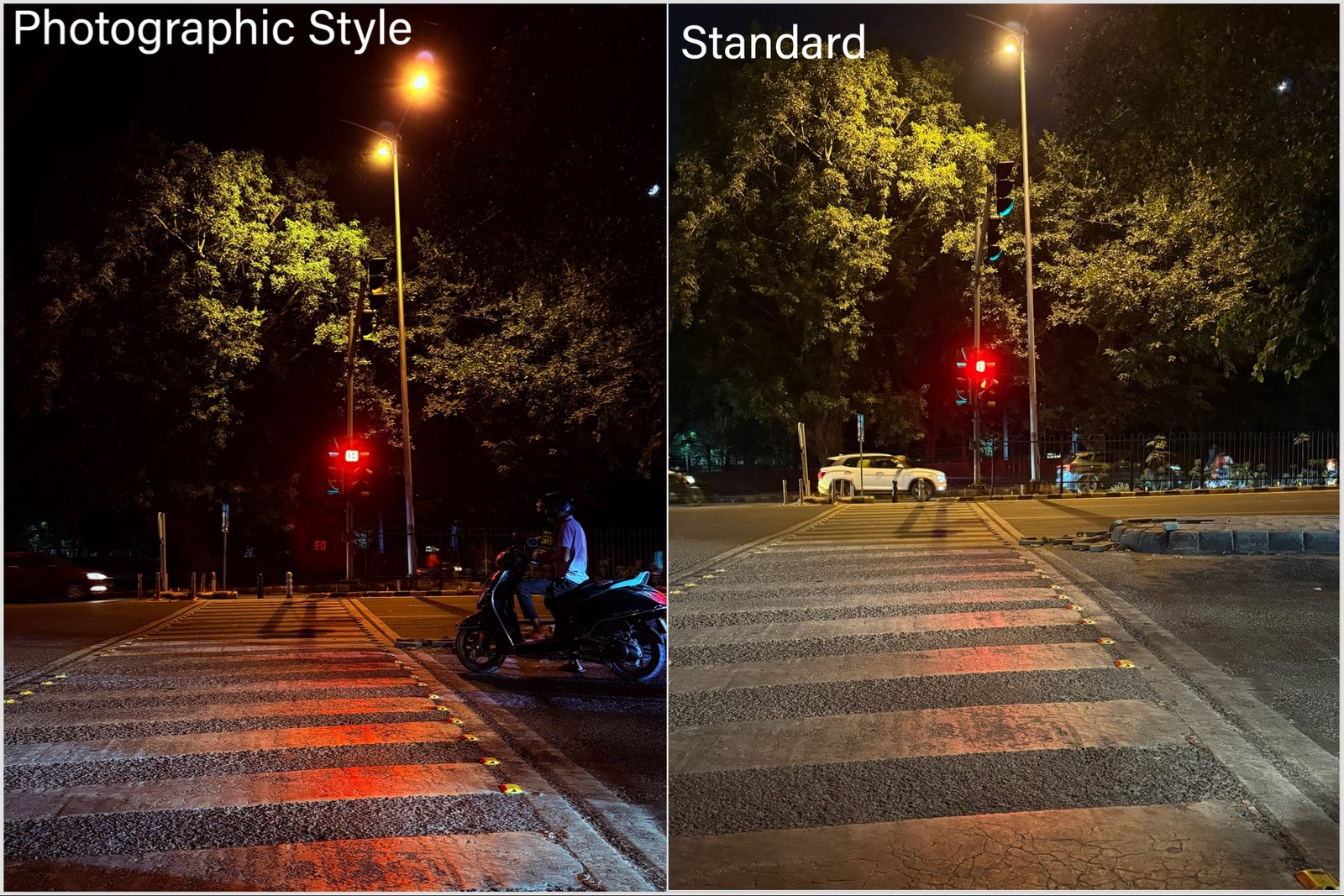 Comparison sample 6 of pictures clicked with and without Photographic Styles on iPhone 16 Pro.
