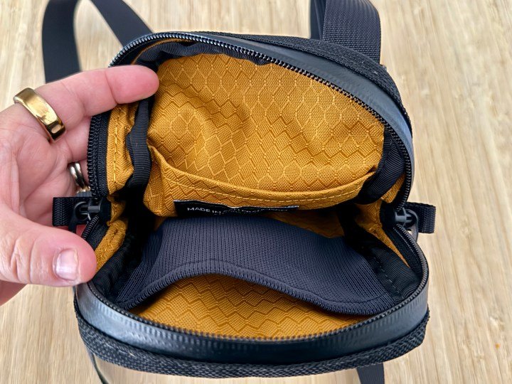 Waterfield Designs Essential iPhone Pouch in red.