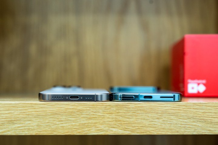 USB-C ports on the iPhone 16 Pro and Pixel 9 Pro