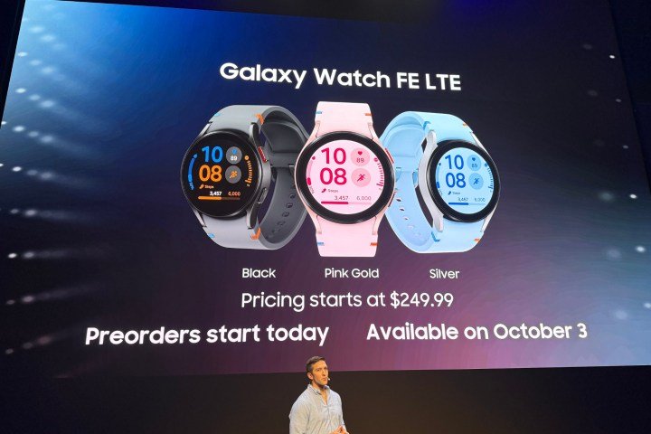 Galaxy Watch FE with LTE.