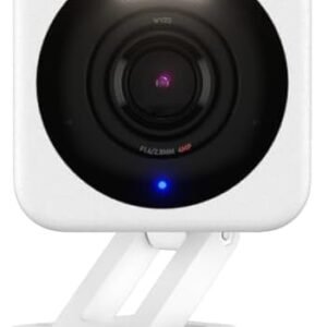 WYZE Cam v4, 2.5K HD WiFi Smart Home Security Camera, Indoor/Outdoor, Pet/Baby Monitor, Motion Activated Spotlight/Siren, Color Night Vision, 2-Way Audio, Works with Alexa &…