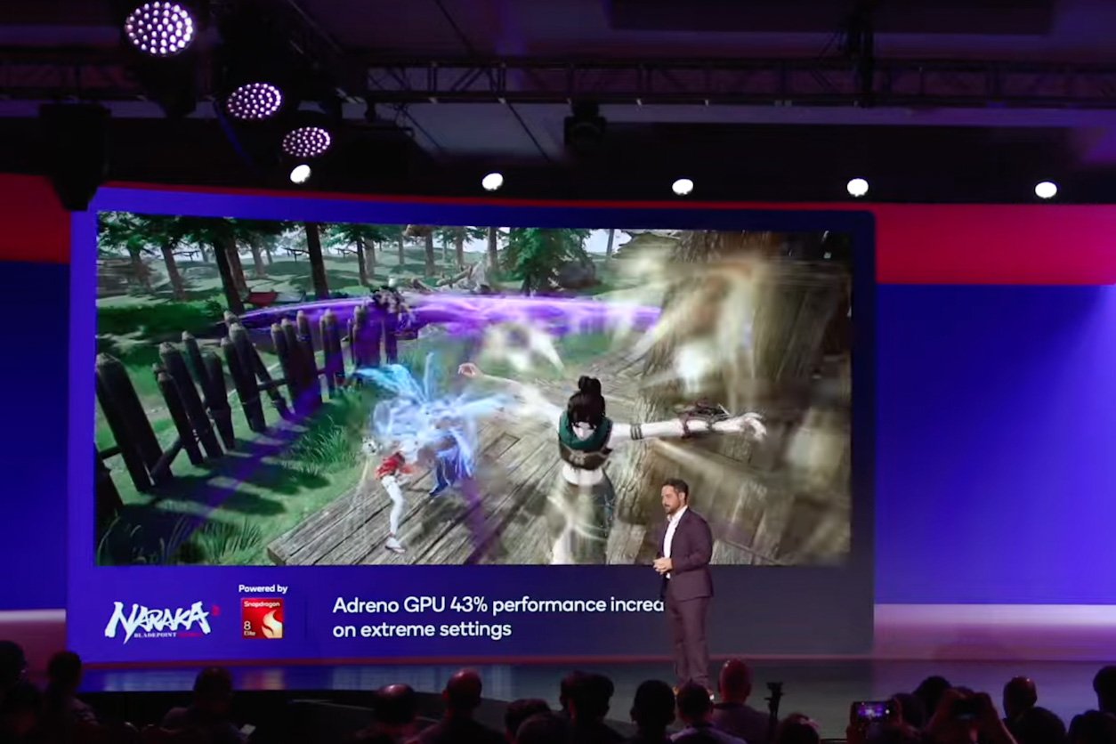 Gaming output on Qualcomm Snapdragon 8 Elite SoC.