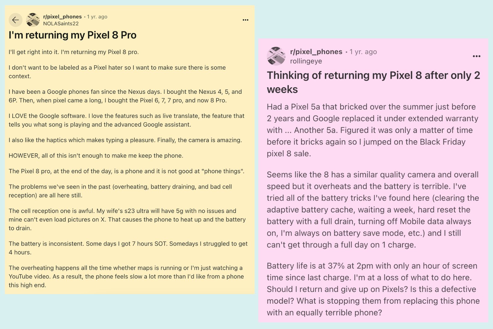 Overheating issues reported by Pixel users
