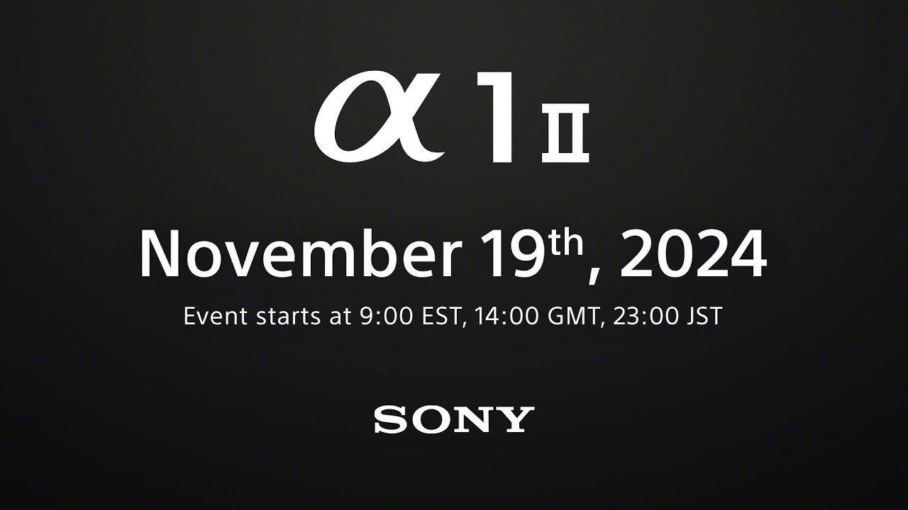 Alpha 1 II Live Event on November 19th, 2024 - YouTube