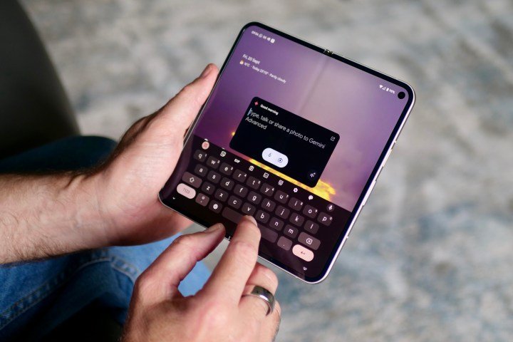 Gemini Advanced on the Google Pixel 9 Pro Fold.