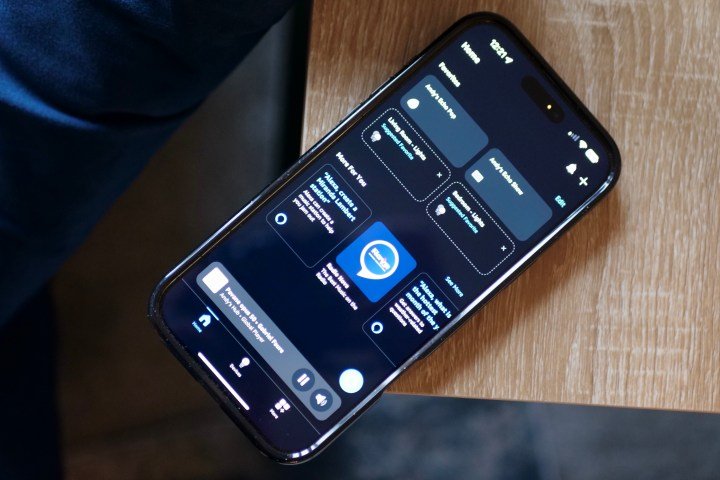 The Amazon Alexa app on an iPhone 16 Pro Max.
