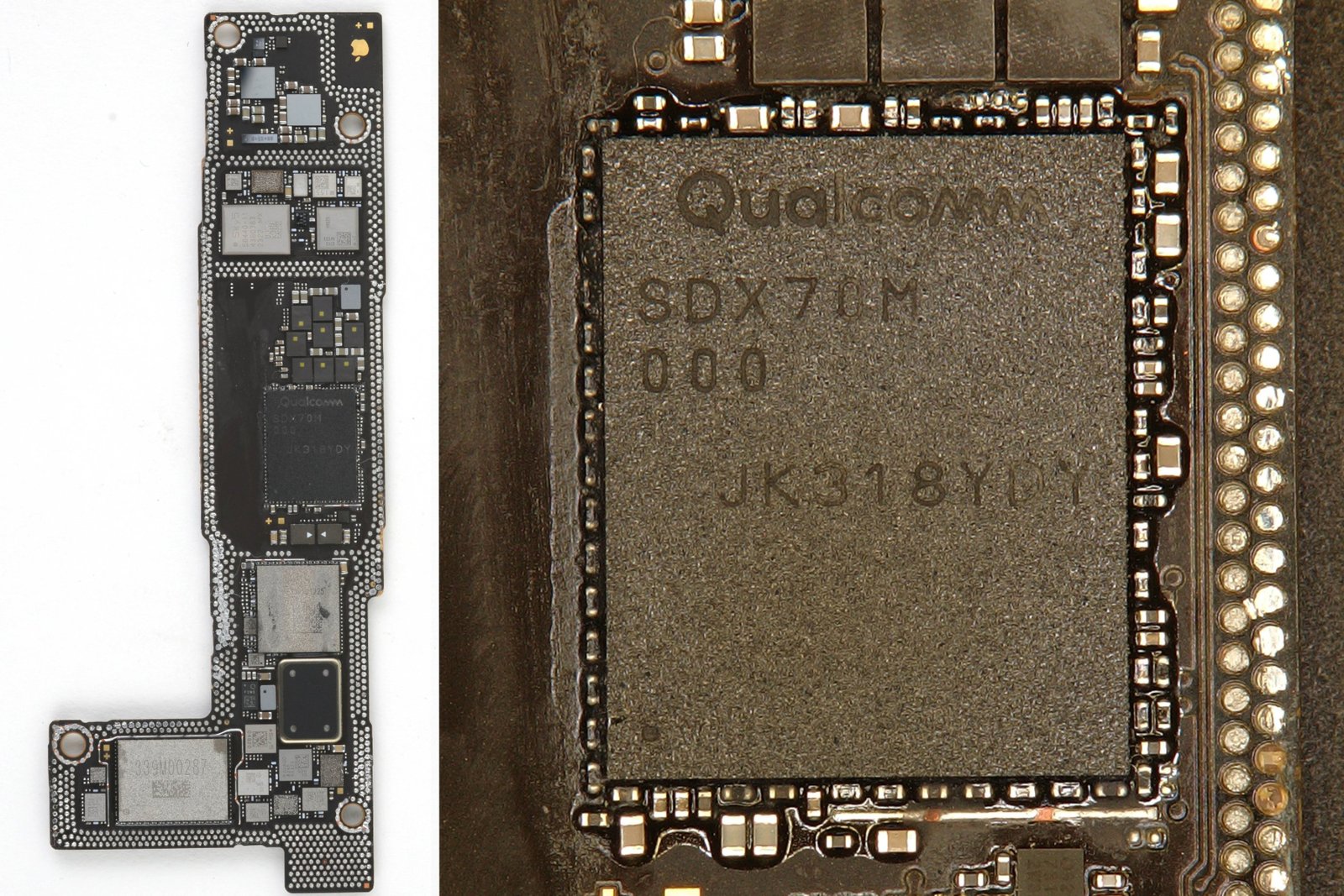 Qualcomm X65 cellular modem.