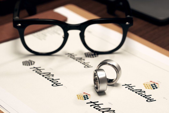 The Halliday AI Glasses and smart ring.