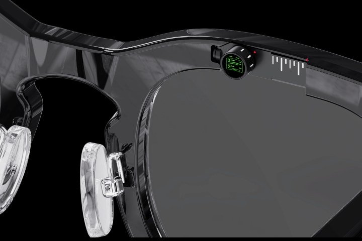 A render showing the Halliday AI Glasses' screen.