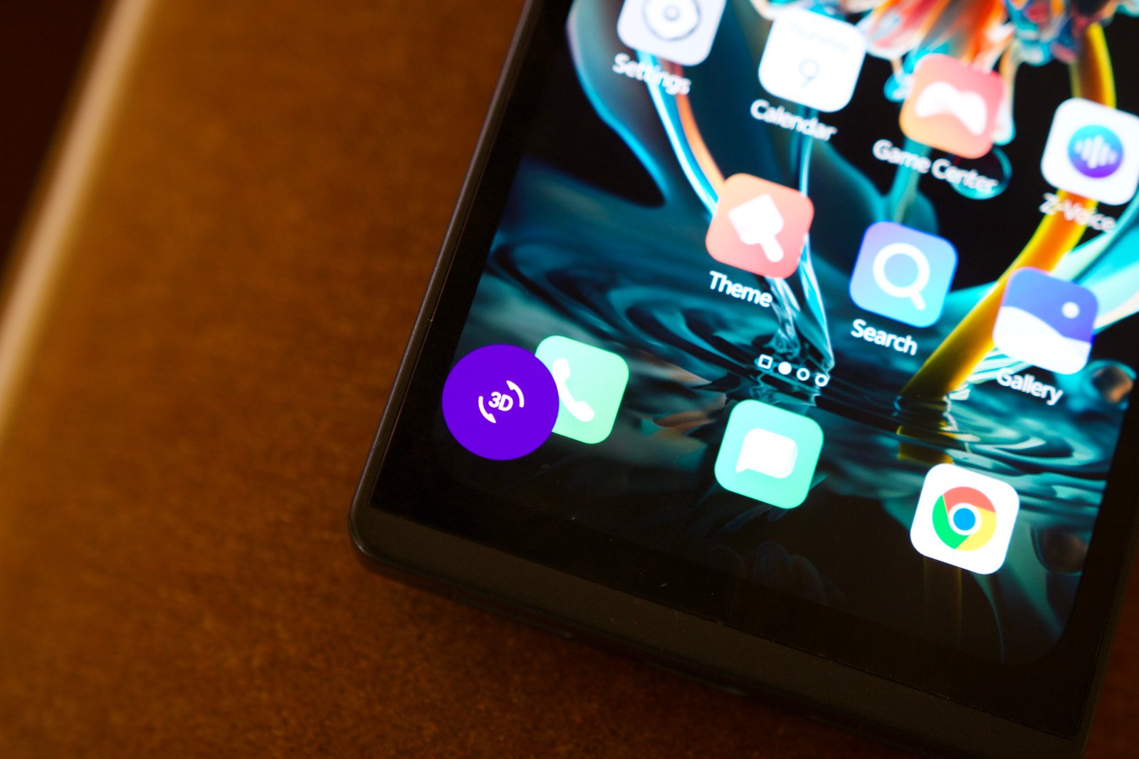 A 3D toggle on Leia's 3D smartphone.