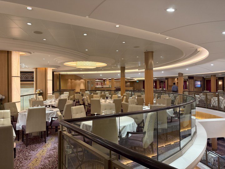 Main dining room 5 aboard Royal Caribbean Allure of the Seas in December 2024 (captured on the iPhone 16 Pro)