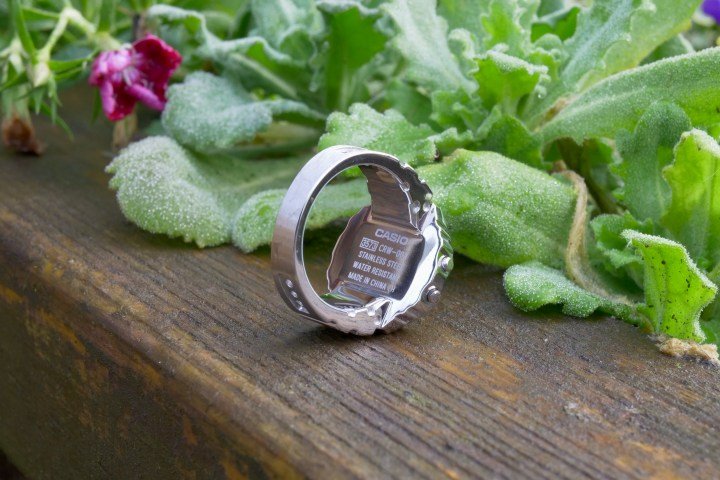 The back of the Casio Ring Watch.