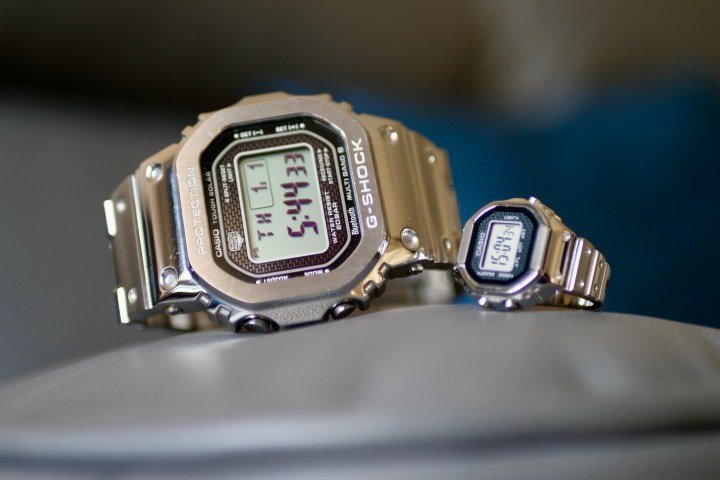 The Casio Ring Watch with the Casio G-Shock GMW-B5000.