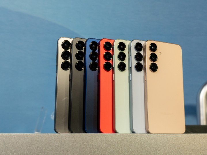 The seven colors for the Galaxy S25