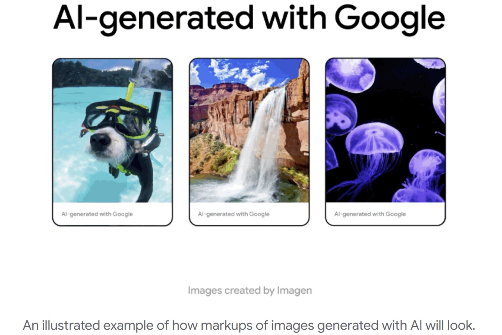 AI disclosure on images.