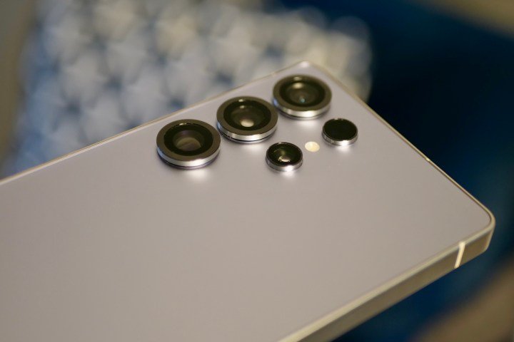 The Samsung Galaxy S25 Ultra's camera.