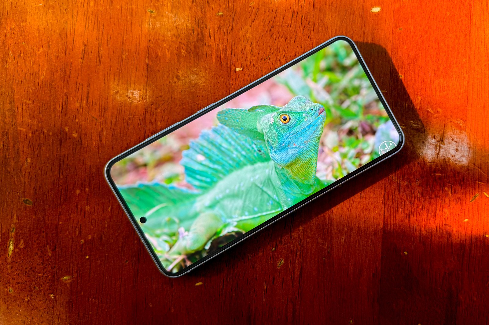 Watching video on Samsung Galaxy S25.