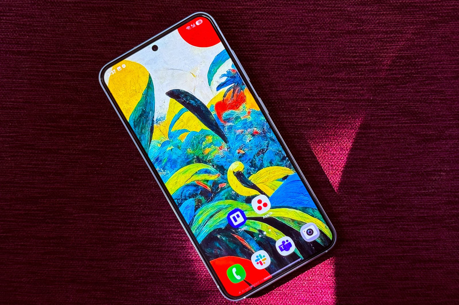 Home Screen view of the Samsung Galaxy S25.