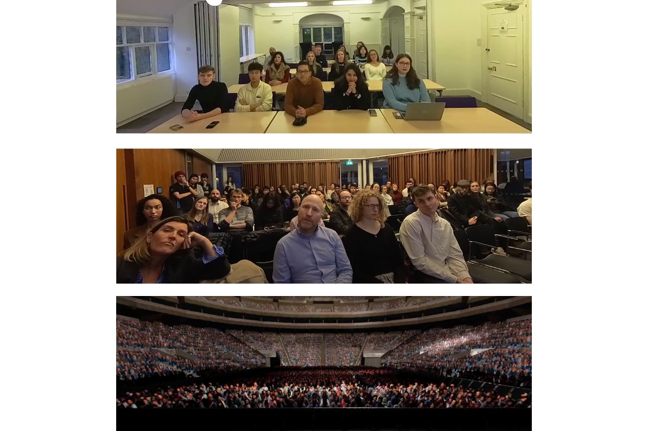 Scenarios of VR-based public speaking.