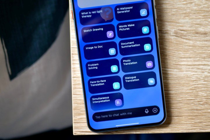 The Tecno Camon 40 Premier's AI features page.