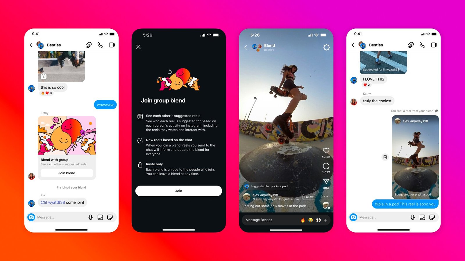 Demo of Instagram Blend.