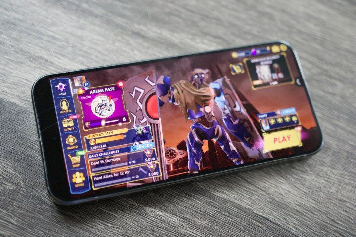 Star Wars: Hunters running on the Google Pixel 9 Pro XL.