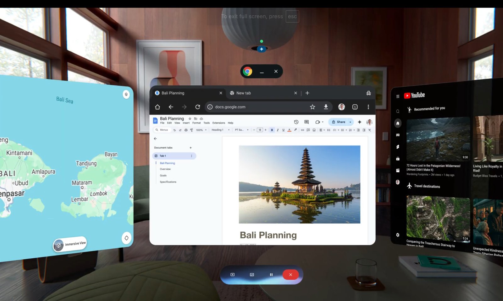 Google Gemini running on the Android XR platform.