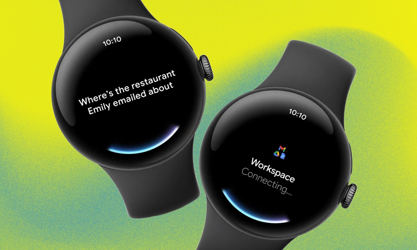 Google Gemini running on a Pixel Watch.