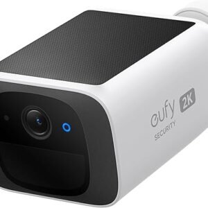 eufy Security SoloCam S220, Solar Security Camera, Wireless Security Camera Outdoor, 2K Resolution, Continuous Power, No Monthly Fee, HomeBase 3 Compatible, 2.4 GHz Wi-Fi, for…