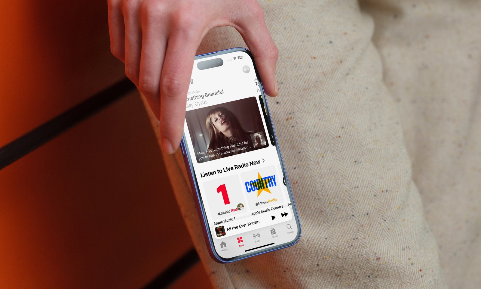 Apple Music on iPhone.