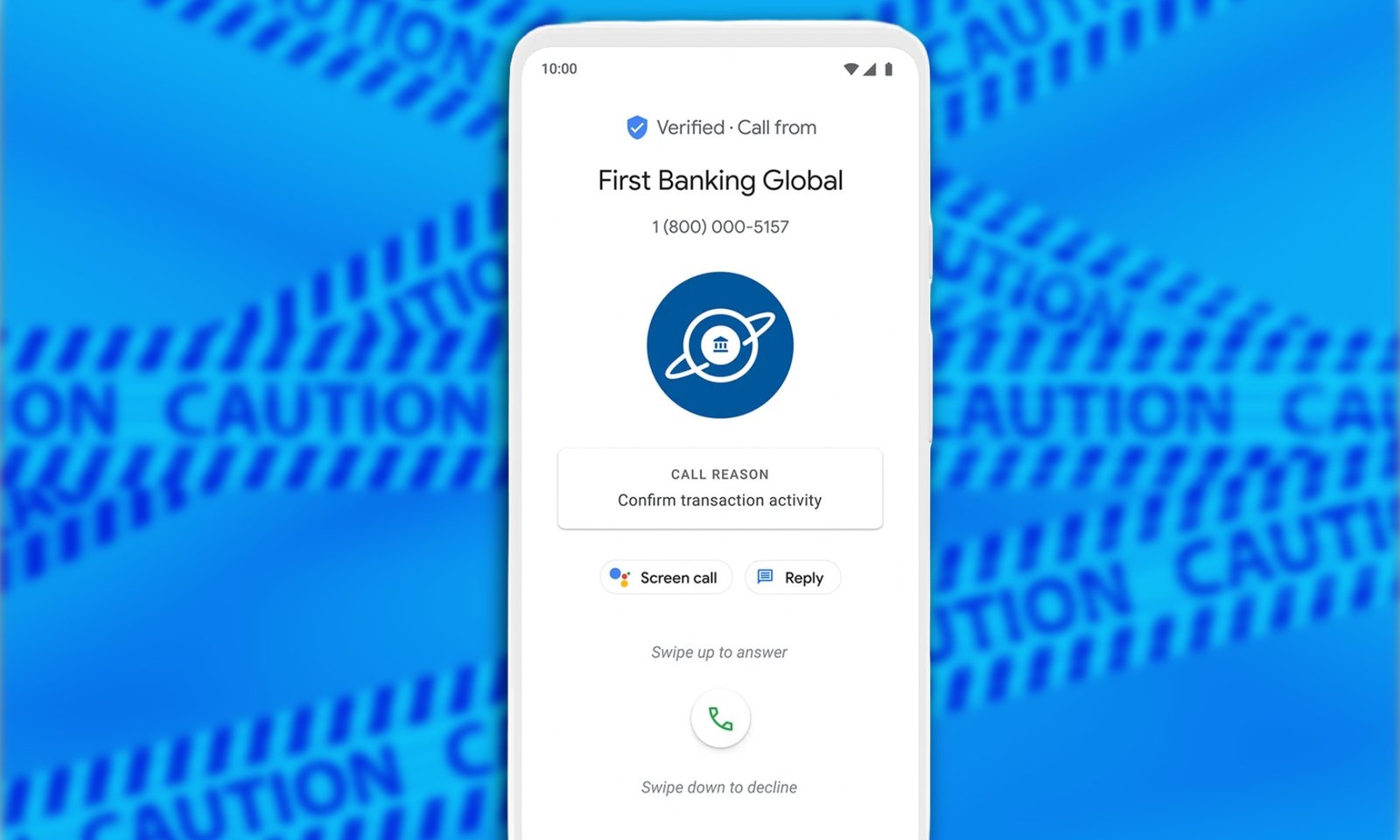Verified calls on an Android phone.