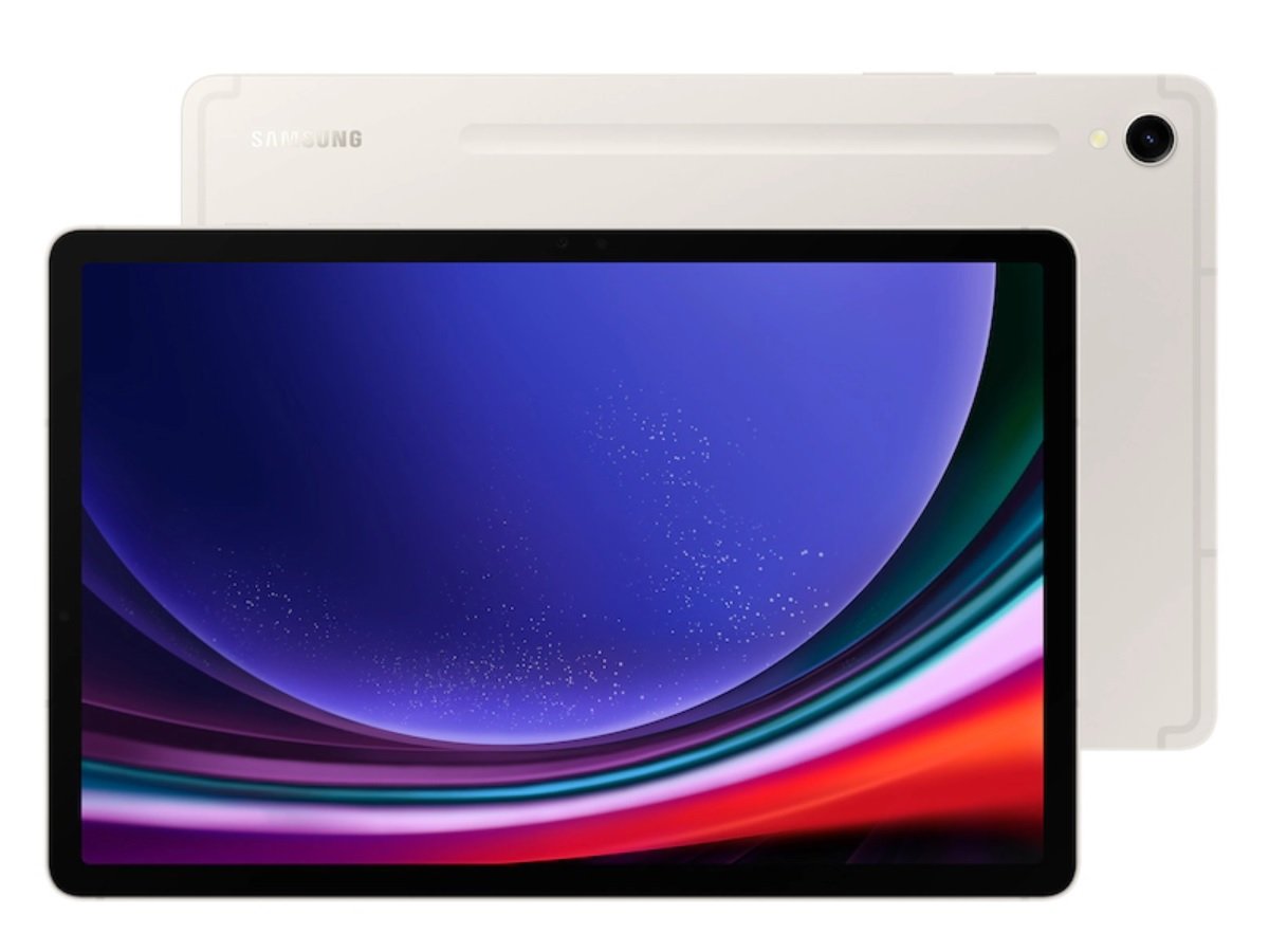 A look at the front and back of the Samsung Galaxy Tab S9.