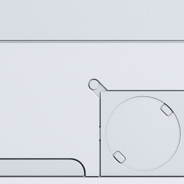 A close-up of a design element on the Nothing Phone 3