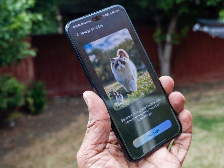 Google Veo 2 in action on the Honor 400 Pro AI Image to Video feature