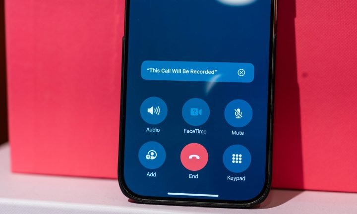 Apple Intelligence Call Recording prompt on iPhone 16 Pro