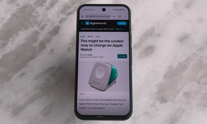 Google Pixel 9 for website browsin